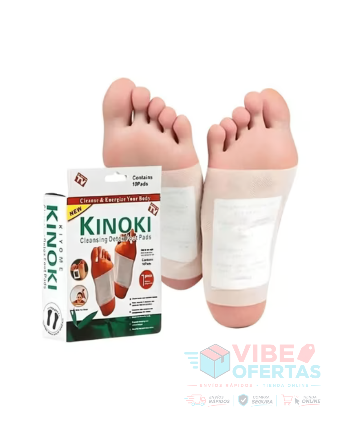 Parches Desintoxicantes para Pies KINOKI